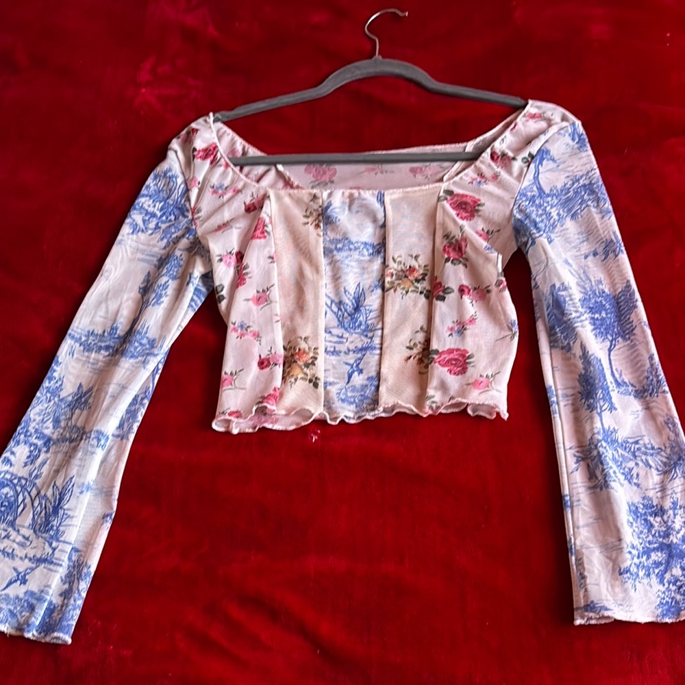 Floral Print Women's Top